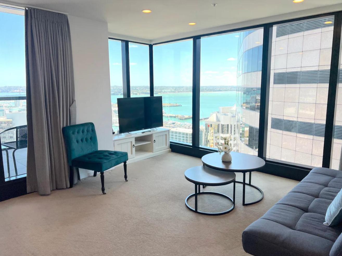 Gorgeous Seaview 2 Bedroom Apartment In Auckland Cbd Buitenkant foto