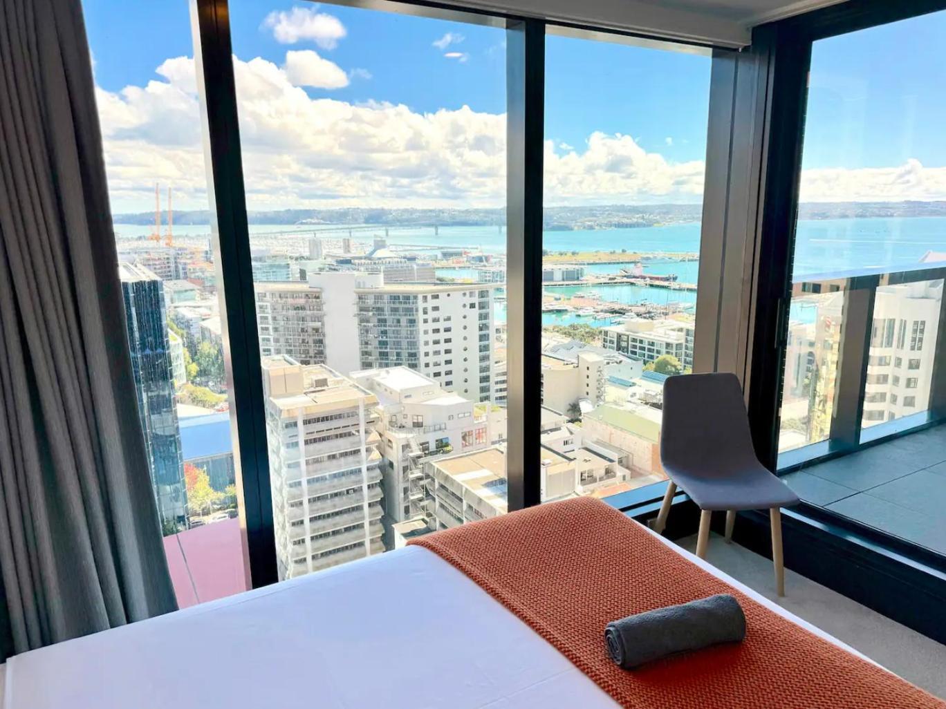 Gorgeous Seaview 2 Bedroom Apartment In Auckland Cbd Buitenkant foto