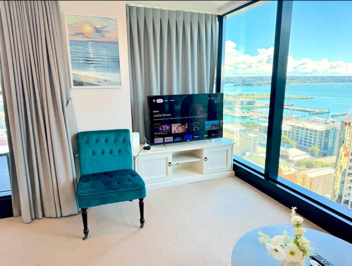Gorgeous Seaview 2 Bedroom Apartment In Auckland Cbd Buitenkant foto