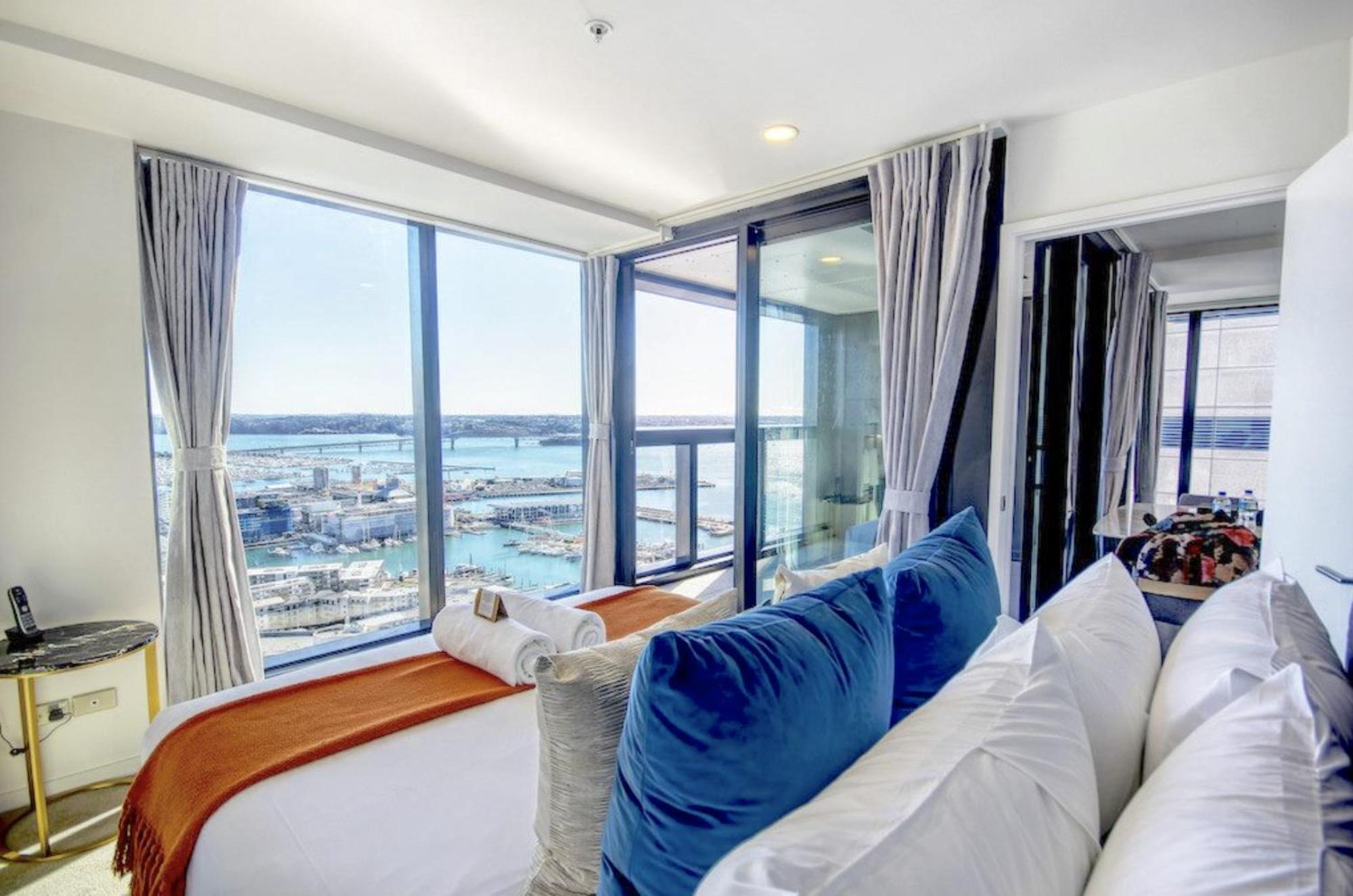Gorgeous Seaview 2 Bedroom Apartment In Auckland Cbd Buitenkant foto