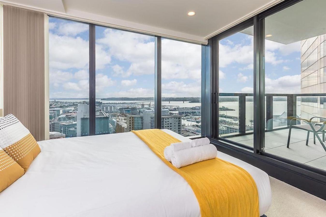 Gorgeous Seaview 2 Bedroom Apartment In Auckland Cbd Buitenkant foto