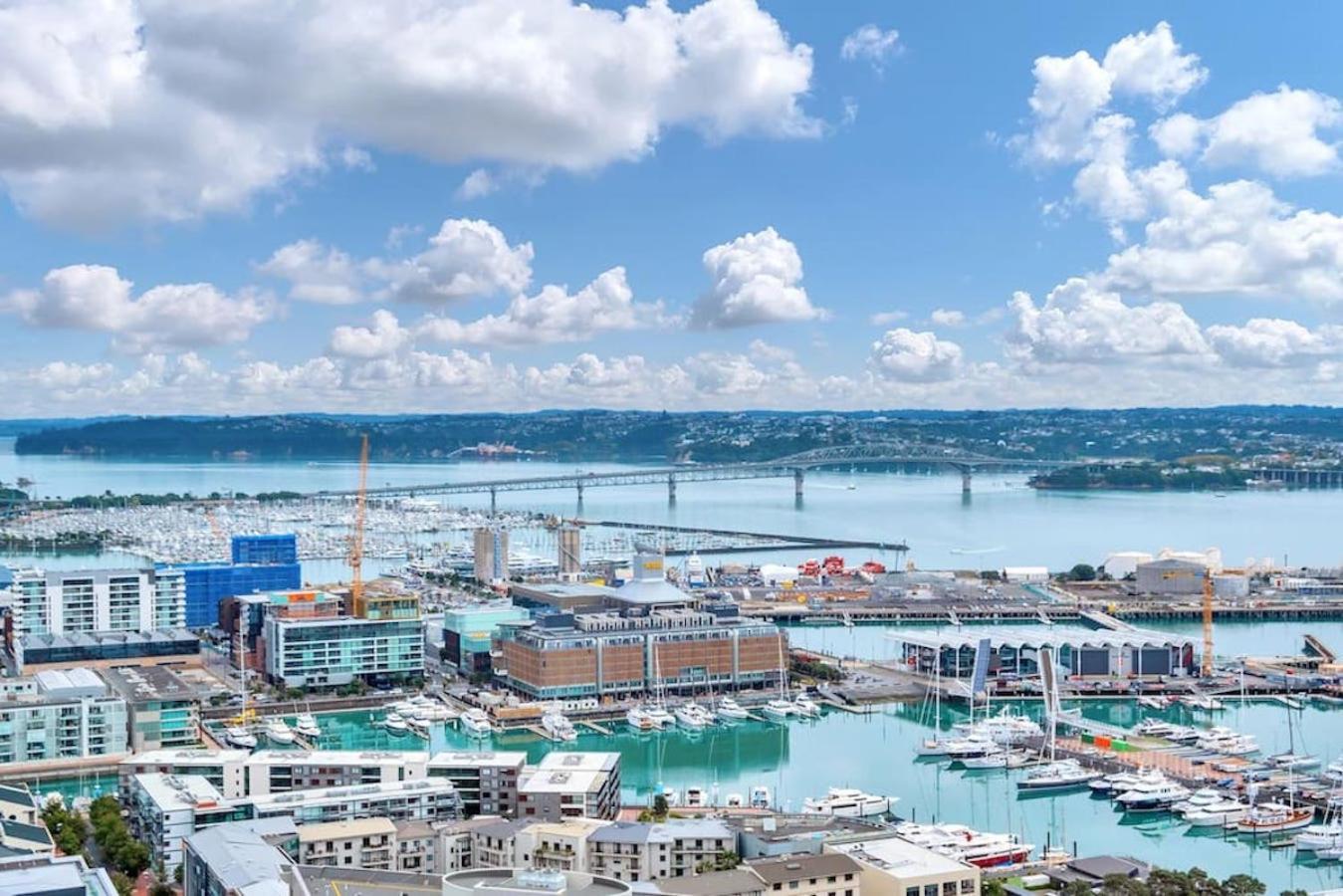 Gorgeous Seaview 2 Bedroom Apartment In Auckland Cbd Buitenkant foto